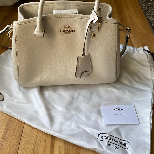 美品⭐︎coach 2wayバッグ 白 - www.glycoala.com