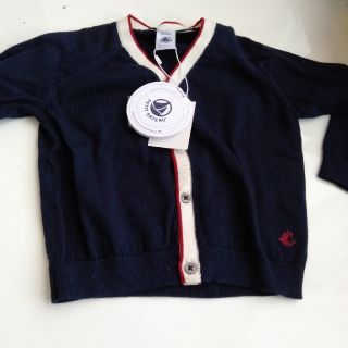 プチバトー(PETIT BATEAU)のプチバトー　カーディガン(カーディガン/ボレロ)