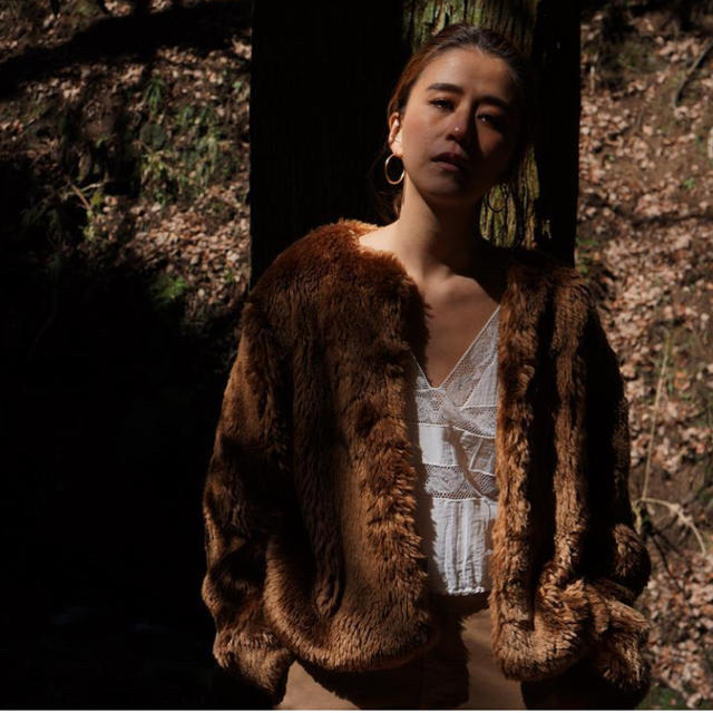 Fabiane Roux - nowos シルクファージャケット bmfa.us