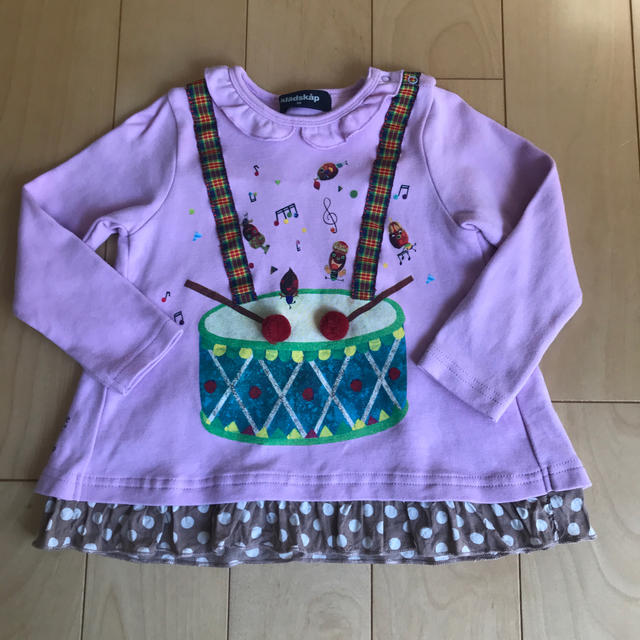 kladskap(クレードスコープ)のクレードスコープ　長袖Tシャツ　90 キッズ/ベビー/マタニティのキッズ服女の子用(90cm~)(Tシャツ/カットソー)の商品写真