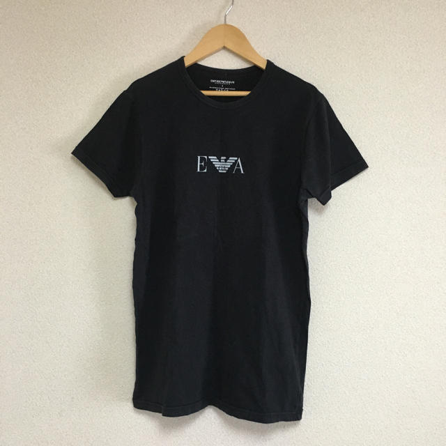 Emporio Armani(エンポリオアルマーニ)のEMPORIO ARMANI エンポリオアルマーニ Tシャツ メンズ 黒 メンズのトップス(Tシャツ/カットソー(半袖/袖なし))の商品写真