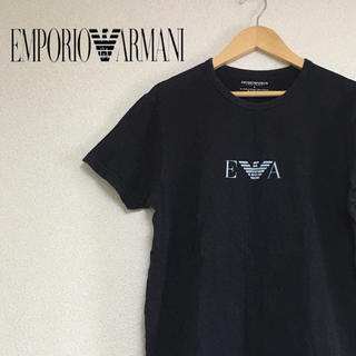 エンポリオアルマーニ(Emporio Armani)のEMPORIO ARMANI エンポリオアルマーニ Tシャツ メンズ 黒(Tシャツ/カットソー(半袖/袖なし))