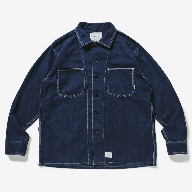 新品本物 即完売 WTAPS 20SS MINE LS デニムシャツ サイズS