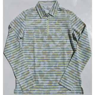 マンシングウェア(Munsingwear)の美品 マンシング 薄手 長袖 ハーフジップ シャツ M ウェア カットソー(ウエア)