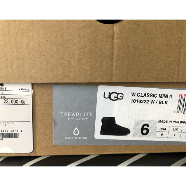 UGG(アグ)のUGG アグ ムートンブーツ クラシックミニ II ウィメンズ BLK ブラック レディースの靴/シューズ(ブーツ)の商品写真