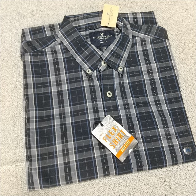 American Eagle(アメリカンイーグル)の 《新品》アメリカン イーグル    フレックスシャツ(長袖) メンズのトップス(シャツ)の商品写真