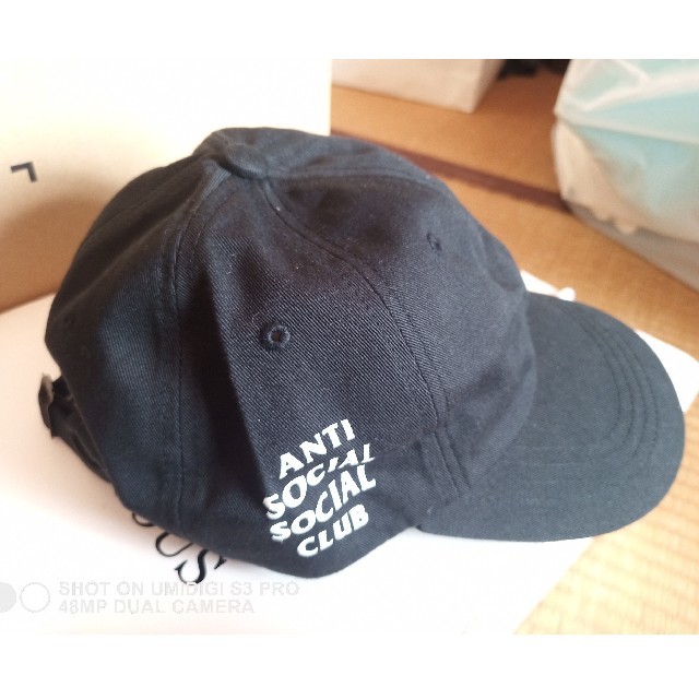 ANTI(アンチ)のWEIRD CAP Black　anti social social club メンズの帽子(キャップ)の商品写真