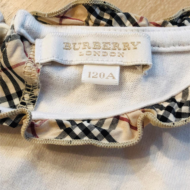 BURBERRY(バーバリー)のフリルタンクトップ　バーバリー キッズ/ベビー/マタニティのキッズ服女の子用(90cm~)(Tシャツ/カットソー)の商品写真