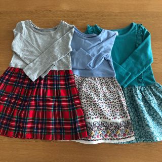 ギャップ(GAP)のGAP サイズ100 ワンピース3枚セット(ワンピース)