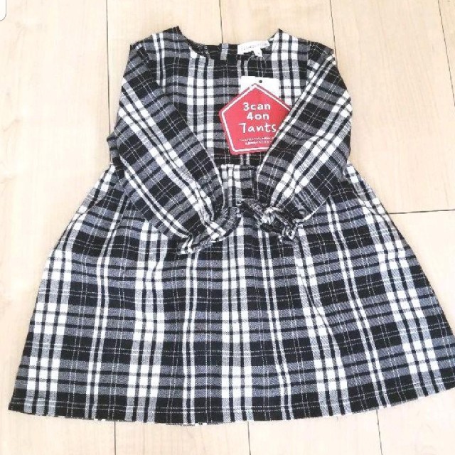 3can4on(サンカンシオン)の新品未使用＊3can4on＊ワンピース キッズ/ベビー/マタニティのキッズ服女の子用(90cm~)(ワンピース)の商品写真