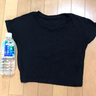 ザラ(ZARA)のZARA 黒チビTシャツ(Tシャツ(半袖/袖なし))