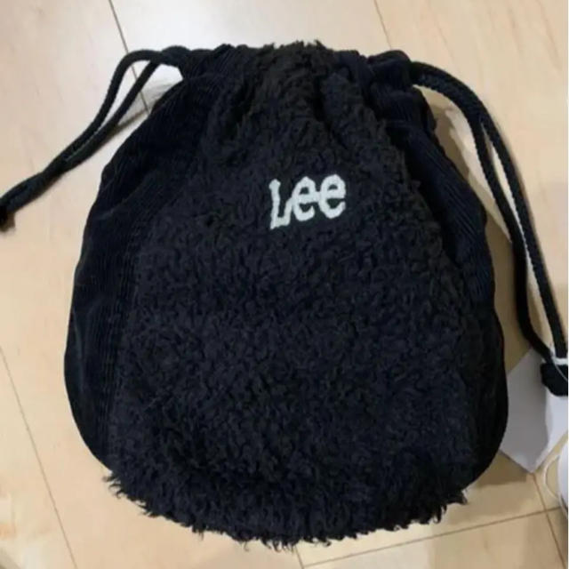 Lee(リー)のLee リー　ボア　巾着　バッグ　ポーチ レディースのファッション小物(ポーチ)の商品写真