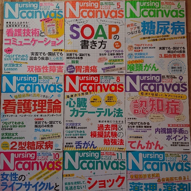 ナーシングキャンバス まとめ買い大幅値下げしました！ エンタメ/ホビーの本(健康/医学)の商品写真