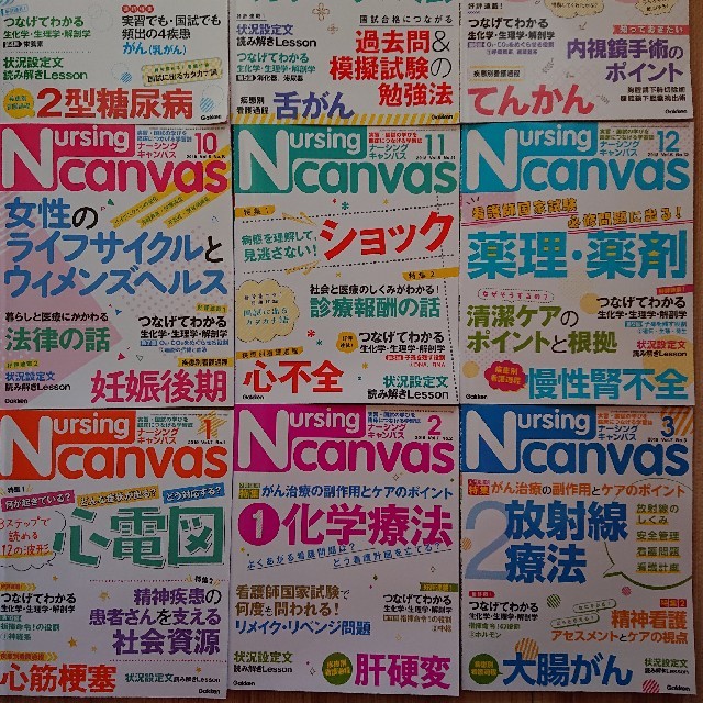 ナーシングキャンバス まとめ買い大幅値下げしました！ エンタメ/ホビーの本(健康/医学)の商品写真