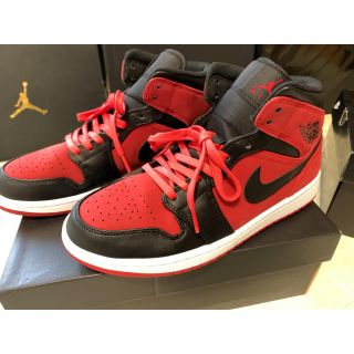 ナイキ(NIKE)のエアジョーダン1  MID  【26㎝】(スニーカー)