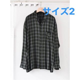 コモリ(COMOLI)の20SS comoli レーヨン オープンカラーシャツ　サイズ2(シャツ)