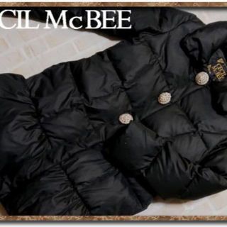 セシルマクビー(CECIL McBEE)のセシルマクビー　ダウンコート　黒(ダウンコート)