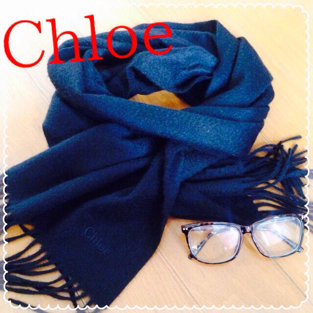 Chloe(クロエ)のChloeカシミヤ100%マフラー レディースのファッション小物(マフラー/ショール)の商品写真