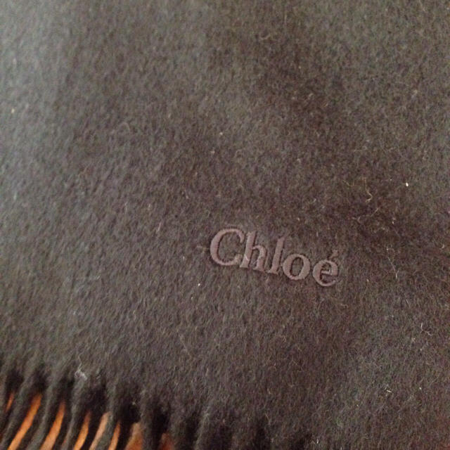 Chloe(クロエ)のChloeカシミヤ100%マフラー レディースのファッション小物(マフラー/ショール)の商品写真