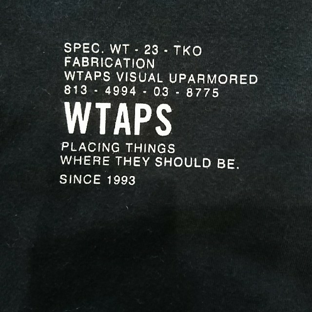 W)taps(ダブルタップス)のWTAPS Tシャツ 震災復興チャリティー 半袖 Sサイズ メンズのトップス(Tシャツ/カットソー(半袖/袖なし))の商品写真