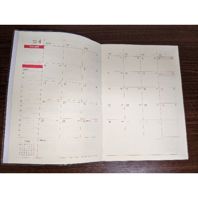 スケジュール帳 インテリア/住まい/日用品の文房具(カレンダー/スケジュール)の商品写真