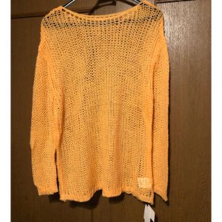 ダブルクローゼット(w closet)の透け感ニット　新品未使用(ニット/セーター)