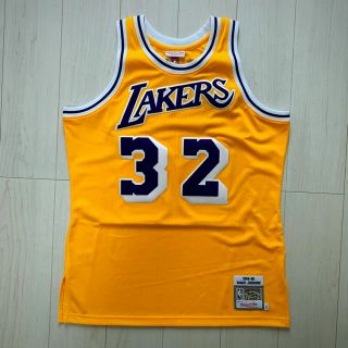 ミッチェルアンドネス(MITCHELL & NESS)のミッチェル&ネス　マジック・ジョンソン　オーセンティックジャージー　Lサイズ(バスケットボール)