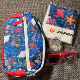 ジャル(ニホンコウクウ)(JAL(日本航空))の非売品　新品未使用　JALキッズ2wayバッグセット(リュックサック)