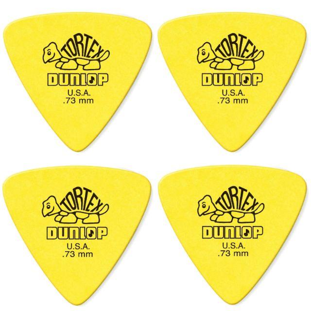 Jim Dunlop トーテックス トライアングル イエロー4枚 楽器のギター(パーツ)の商品写真