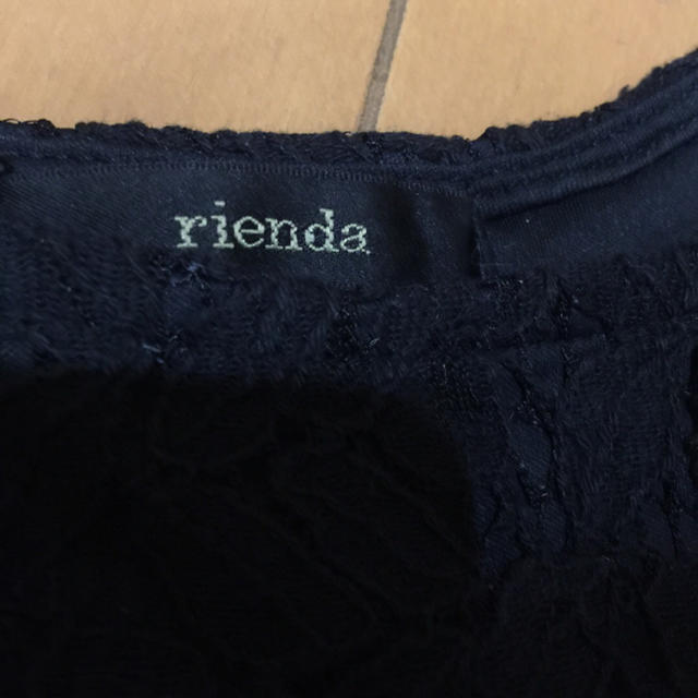 rienda(リエンダ)のリエンダ プリーツ レース シフォン ミニワンピース ブラック レディースのワンピース(ミニワンピース)の商品写真