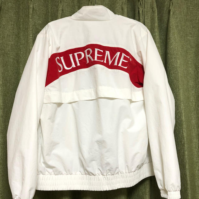 Supreme - supreme air track jacket 白×赤の通販 by ベンチ's shop 