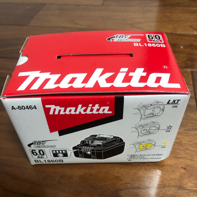 新品未使用　マキタ　バッテリー　18v 6.0Ah BL1860B makita