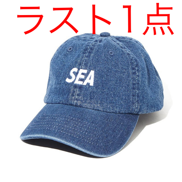 Ron Herman(ロンハーマン)の[iroha様専用]WIND AND SEA DENIM CAP INDIGO メンズの帽子(キャップ)の商品写真