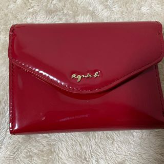 アニエスベー(agnes b.)のアニエスベー　財布　エナメル　未使用(折り財布)