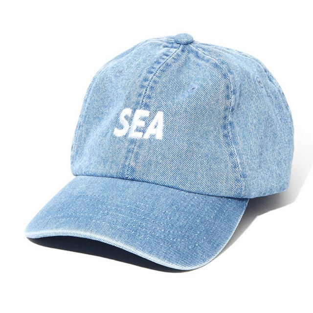 Ron Herman(ロンハーマン)の[ケンケン様専用]WIND AND SEA DENIM CAP BLUE 新品 メンズの帽子(キャップ)の商品写真