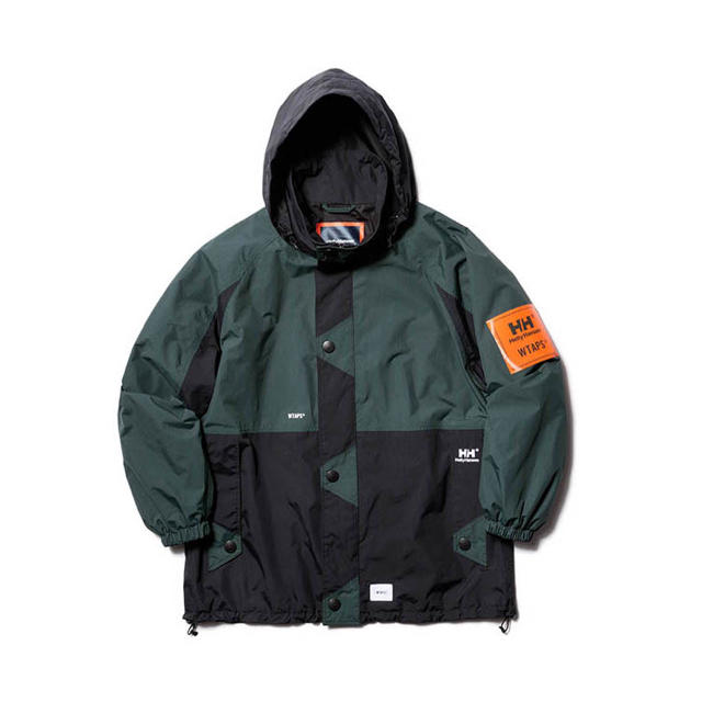 W)taps(ダブルタップス)のWTAPS 20SS 今期新作 HELLY HANSEN BOW JK 緑S新品 メンズのジャケット/アウター(ナイロンジャケット)の商品写真