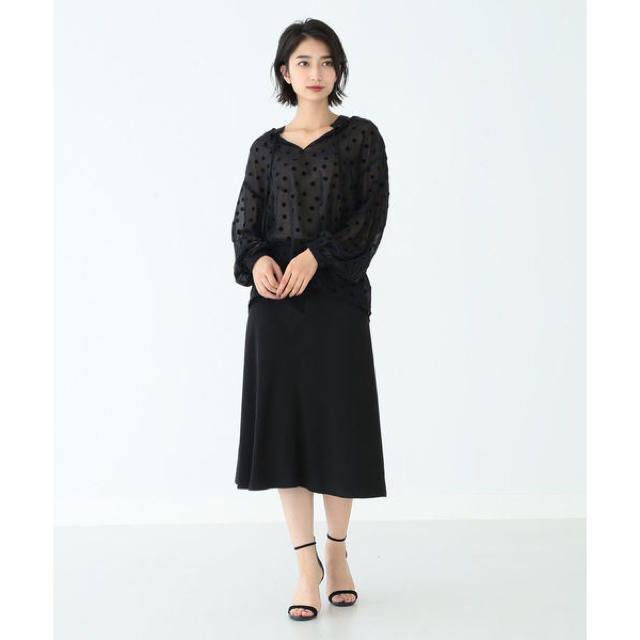 Demi-Luxe BEAMS - フロッキーシフォンブラウスの通販 by kids Demi-Luxe BEAMS - フロッキーシフォンブラウスの通販 by kids