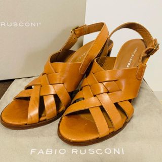 ファビオルスコーニ(FABIO RUSCONI)の【FABIO RUSCONI】レザーサンダル(サンダル)