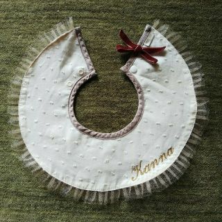 marlmarl スタイ Kanna刺繍あり(ベビースタイ/よだれかけ)