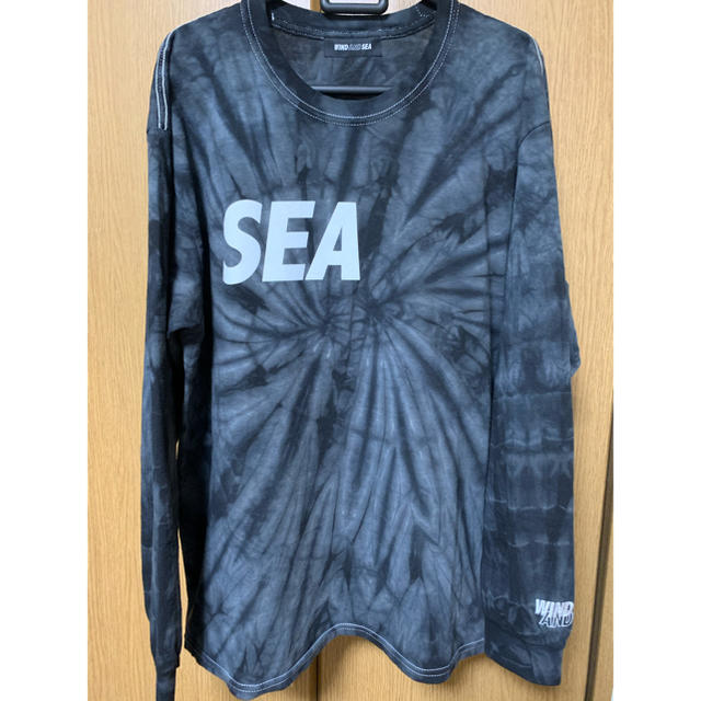 wind and sea タイダイ ロンT-