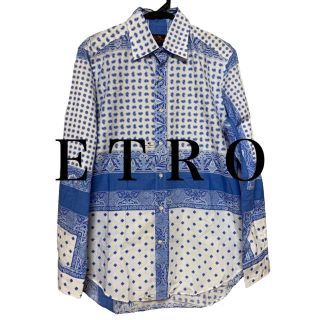 エトロ(ETRO)のETRO エトロ 長袖 シャツ Yシャツ ペイズリー柄 (シャツ)