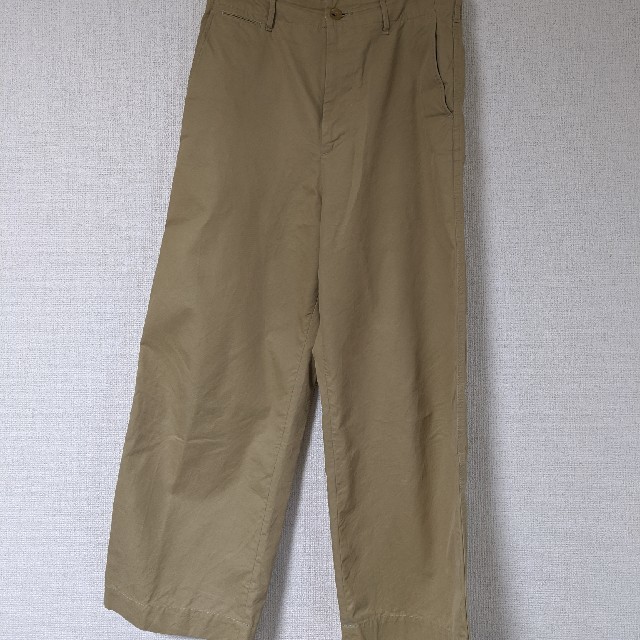 AURALEE WASHED FINX CHINO WIDE PANTS 3