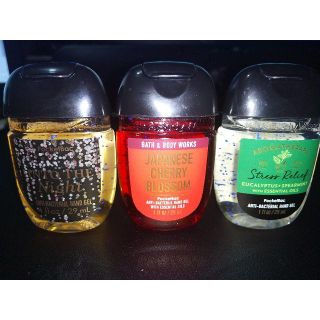 バスアンドボディーワークス(Bath & Body Works)のBath&BodyWorks ハンドサニタイザー3本(アルコールグッズ)