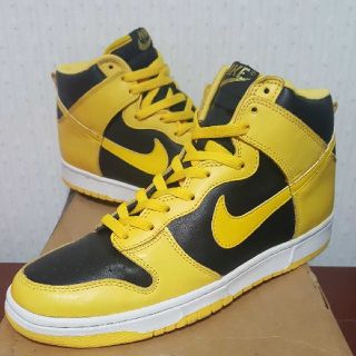 ナイキ(NIKE)の27.5cm 最初期復刻 1999年 NIKE DUNK HIGH LE 黒黄(スニーカー)