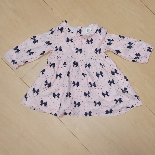 TOCCA(トッカ)のGAPリボン柄ワンピーストッカtoccaジルjillファミリアfamiliar キッズ/ベビー/マタニティのベビー服(~85cm)(ワンピース)の商品写真