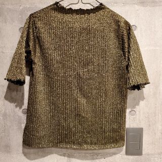 ドットアンドストライプスチャイルドウーマン(Dot&Stripes CHILDWOMAN)のドット＆ストライプス CHILDWoman ラメ カットソー(Tシャツ(半袖/袖なし))