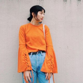 マウジー(moussy)のmoussy FLARE LONG SLEEVE TEE(カットソー(長袖/七分))