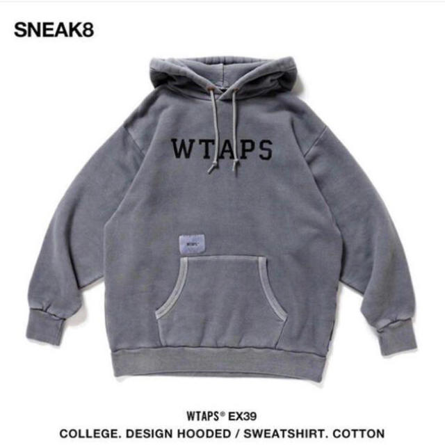 WTAPS COLLEGE DESIGN HOODED SWEATSHIRTのサムネイル