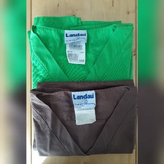 医療用スクラブ　Landau　2枚セット(Tシャツ(半袖/袖なし))