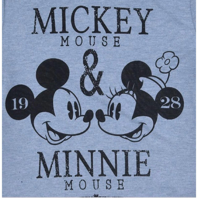 Disney(ディズニー)の新品☆Disney ディズニー ミッキー&ミニー 長袖Tシャツ レディースのトップス(Tシャツ(長袖/七分))の商品写真